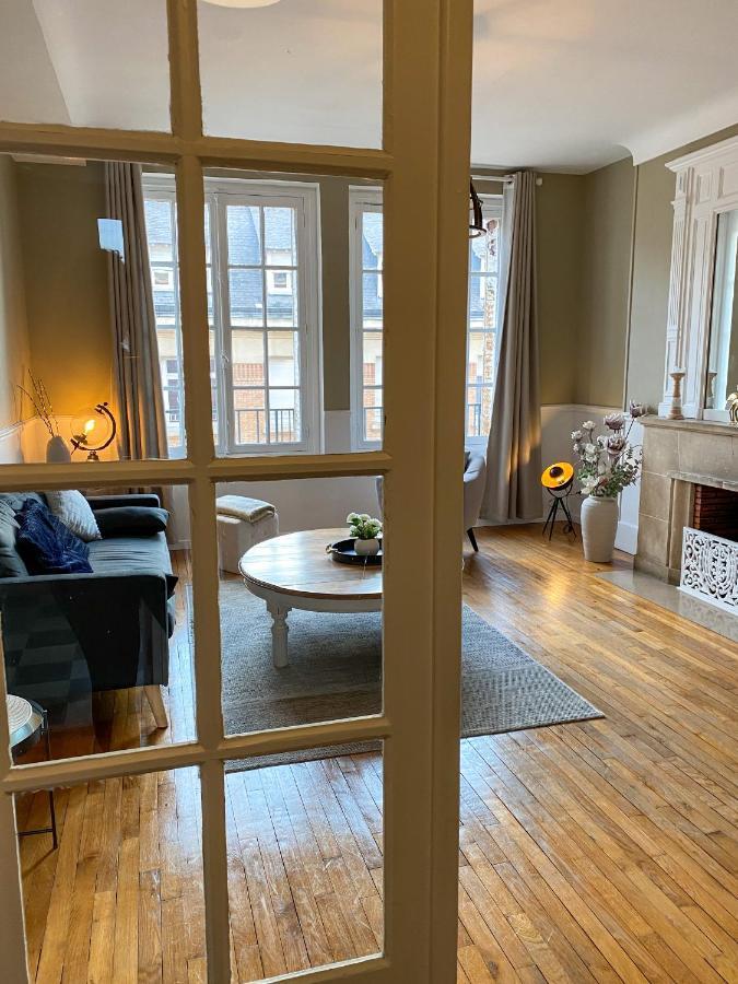 Appartement Chic, 3 Chambres, Hyper Centre-Ville, Parking Payant Amiens Buitenkant foto